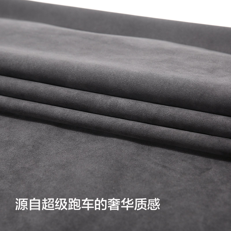 定岛超纤韩国绒翻毛皮汽车内饰改装座椅面料ABC柱绒面皮革麂皮绒