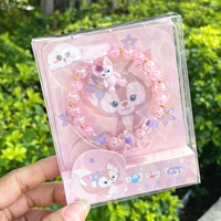 Sanrio, милый кролик, модный свежий универсальный браслет из кварца для школьников и студентов с бусинами, подарок на день рождения