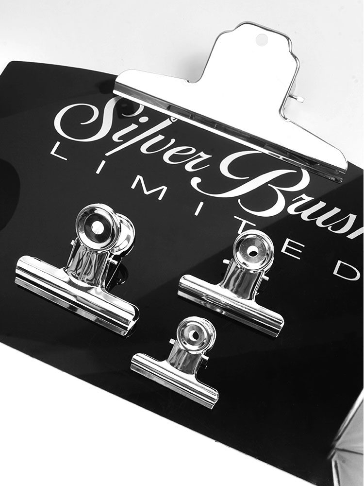 편지지 클립 금속 빌 클립 초대형 중간 빌 나비 클립 스테인레스 스틸 철 클립 홈 오피스 용품