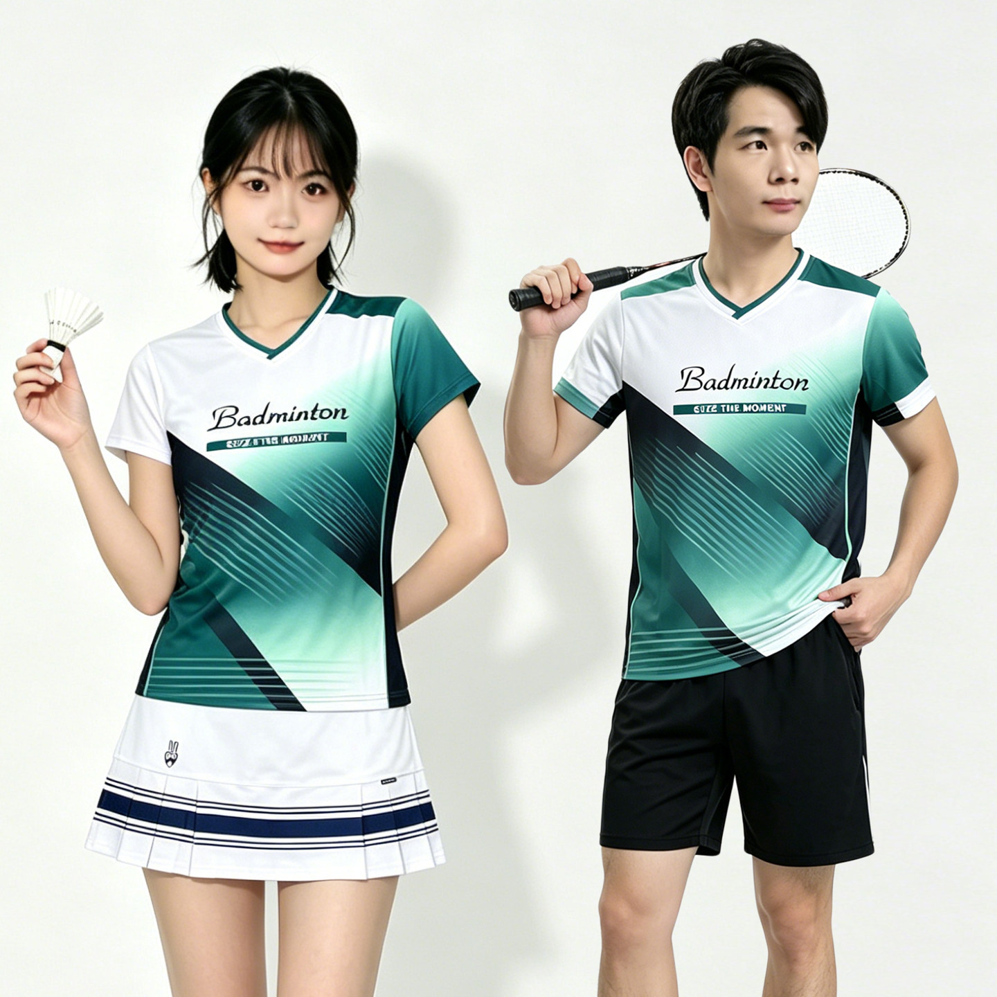 羽毛球运动套装女2026新款巨好看高颜值夏季速干球衣定制男款短袖