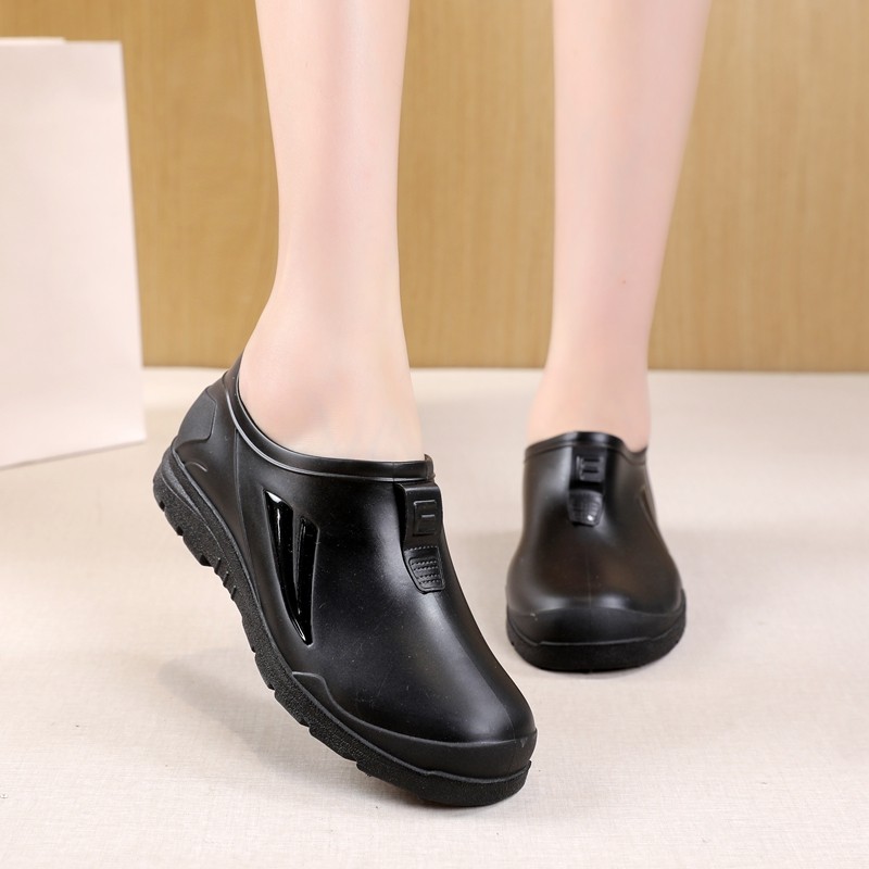 雨鞋女软底防滑防水鞋厨房四季洗车工作耐磨时尚低帮短筒雨靴胶鞋