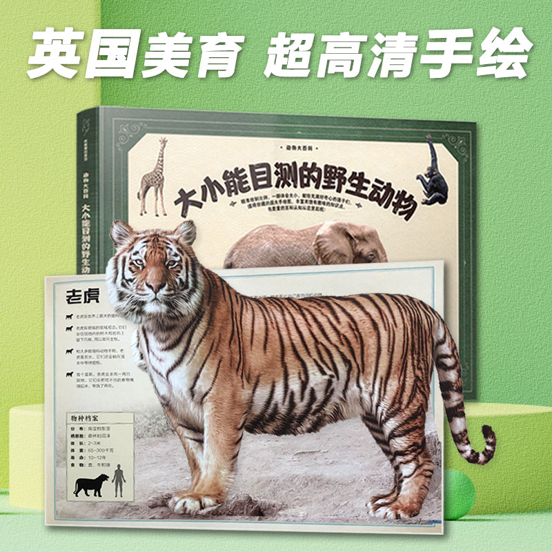 纸贵满堂0-6岁大小能目测的动物