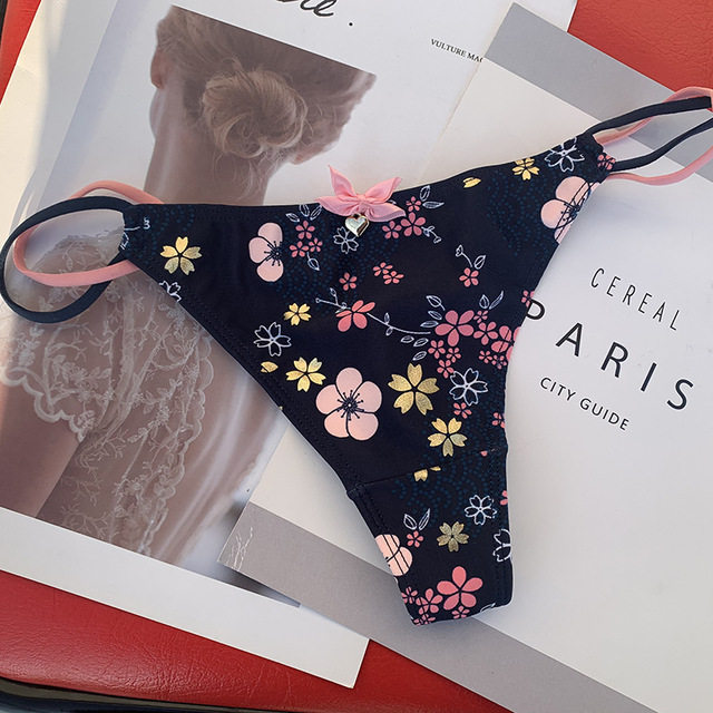 豹纹丁字裤女纯棉底档 少女学生细带碎花t裤低腰性感火辣内裤,女士内衣/男士内衣/家居服,女丁字裤,淘宝优惠券,粉丝福利购,淘宝优惠卷