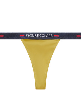 时尚字母腰带丁字裤女低腰无痕冰丝女士内裤运动健身瑜伽性感T裤