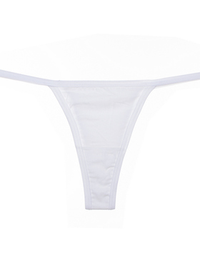 纯棉细带丁字裤女泳装舞蹈比基尼打底内裤低腰隐形无痕性感t裤