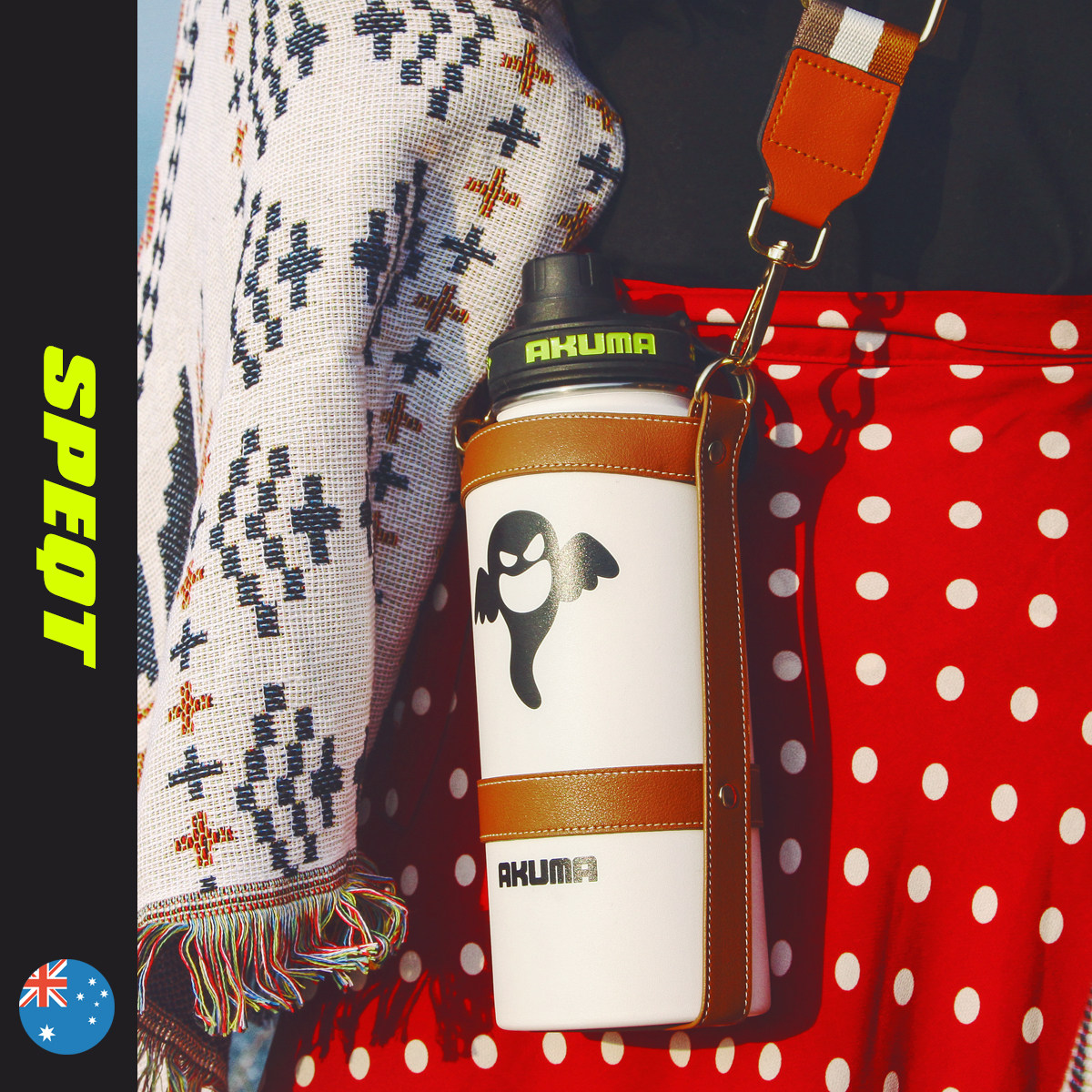 澳洲SPEQT 高颜值经典保温杯高档1000ml保冷水杯男女生便携大容量