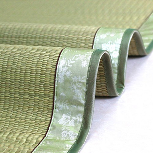 草席夏天老式草编凉席家用蔺草席