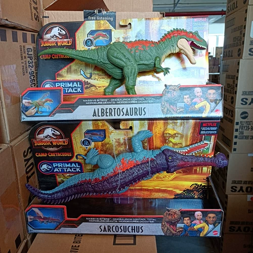 Mattel, большой олимпийский динозавр со светомузыкой, игрушка для мальчиков, мир юрского периода, тираннозавр Рекс