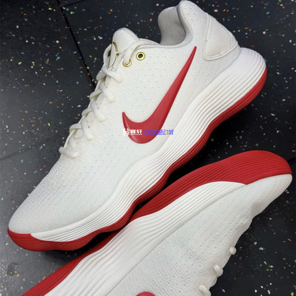 Nike/耐克 Hyperdunk 2017 Low HD实战低帮白红篮球鞋 IB4638-161