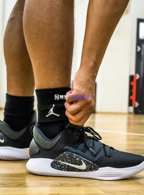 Nike/耐克 Hyperdunk X Low HD2018黑白低帮实战篮球鞋AR0465-003