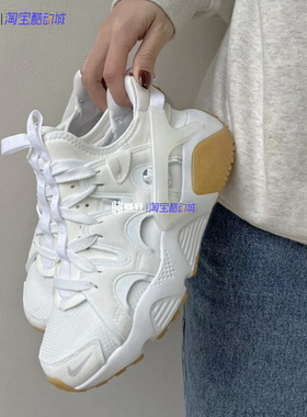 Nike/耐克 AIR HUARACHE CRAFT 女子华莱士休闲老爹鞋 DQ8031-101