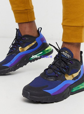 Nike/耐克 Air Max 270 REACT 男女气垫缓震休闲运动跑步鞋AT6174