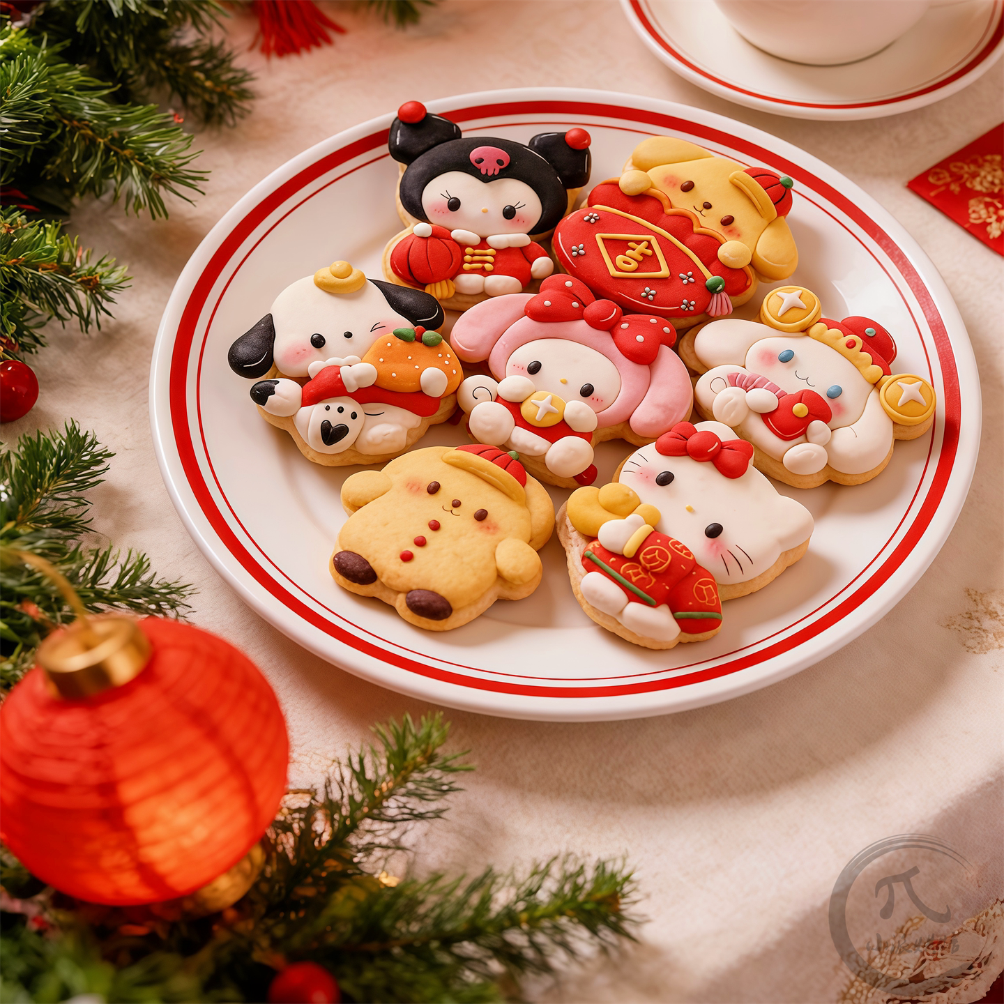 晴子老师新年三丽鸥卡通翻糖饼干模具布丁狗美乐蒂库洛米KT猫印模图片