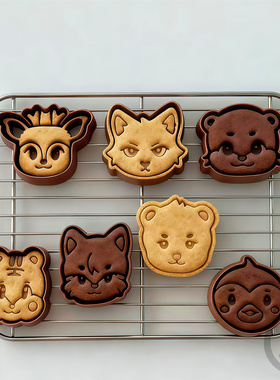 NEXZOO明星周边男团卡通饼干模具物料印模石塑黏土冰箱贴NEXZ