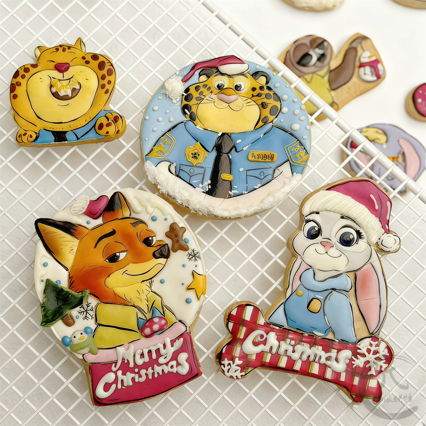 万狗期待老师疯狂动物城卡通动物饼干模具朱迪狐尼克盖瑞烘焙印模