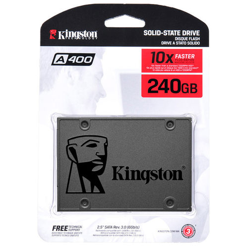 Kingston/金士顿A400 480G固态硬盘SATA3.0接口台式机电脑SSD硬盘