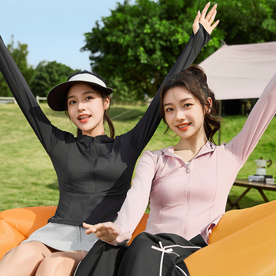 2026年新款防晒衣女修身显瘦夏季冰丝凉感透气外套防紫外线防晒服