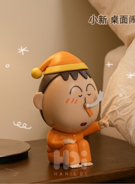 蜡笔小新闹钟动感超人左卫门时钟