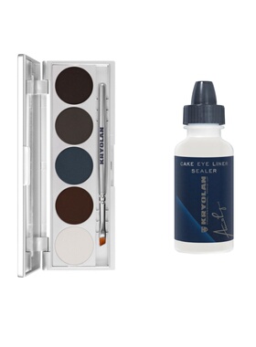 KRYOLAN德国面具歌剧魅影5色眼线粉组合水溶性眼线粉黑色防水防汗