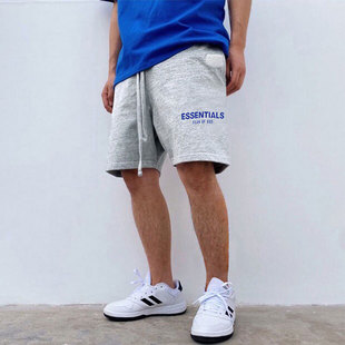 宽松克莱因蓝高街裤 FOG GOD复线ESSENTIALS慈善联名短裤 FEAR