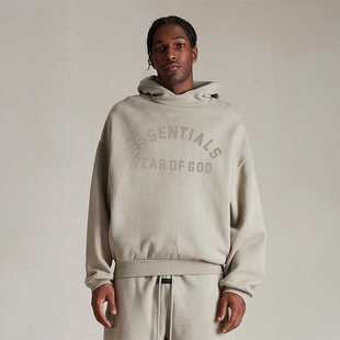 GOD复线ESSENTIALS秋冬新款 正品 FEAR 情侣加绒连帽卫衣男 FOG