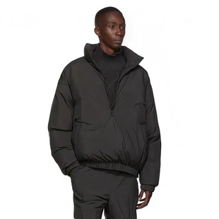 GOD ESSENTIALS复线立领半拉链羽绒棉服保暖男女外套 FEAR FOG