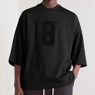 高街数字8宽松休闲短袖 FEAR 主线潮牌FOG美式 GOD第八季 T恤男