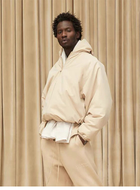 ESSENTIALS羽绒棉服复线连帽棉衣加厚保暖男女正品潮FOG拉链外套