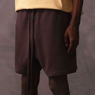五分裤 FOG正品 GOD复线ESSENTIALS高街休闲短裤 子男女潮流 FEAR