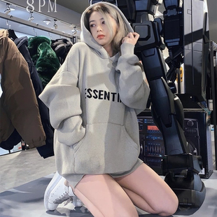 God复线Essentials针织毛线帽衫 连帽卫衣FOG毛衣潮牌 Fear 正品