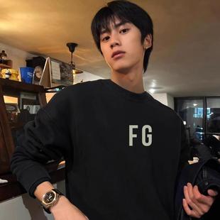 FOG复线ESSENTIALS美式 GOD 高街FG宽松纯棉圆领卫衣男女 FEAR