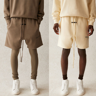 FOG宽松五分裤 GOD复线ESSENTIALS黑标反光短裤 子男女潮牌 FEAR