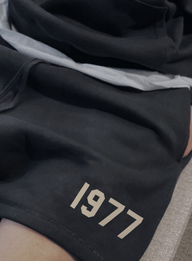 正品新款FEAR OF GOD复线ESSENTIALS短裤五分高街宽松1977男女FOG