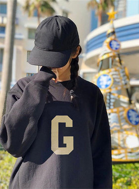 FEAR OF GOD主线第七季G字母植绒圆领卫衣FOG高街潮流长袖男女款