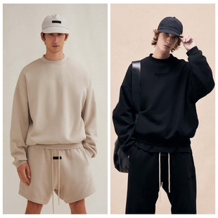 God复线Essentials小logo运动圆领卫衣FOG男女 正品 云系列Fear