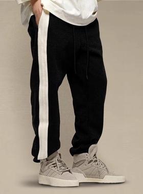 FOG FEAR OF GOD联名三条杠美式潮牌束脚休闲卫裤男女宽松运动裤