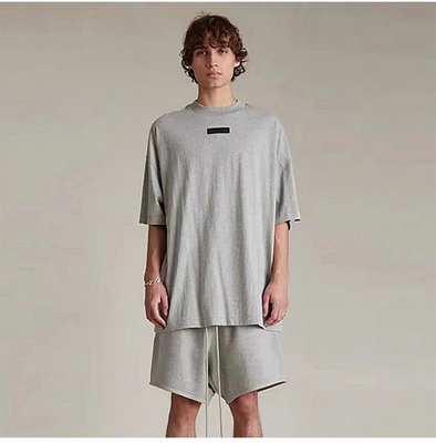 ESSENTIALS短袖T恤宽松潮牌皮标