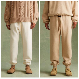 FOG男女潮牌 God复线Essentials小logo运动休闲卫裤 云系列Fear