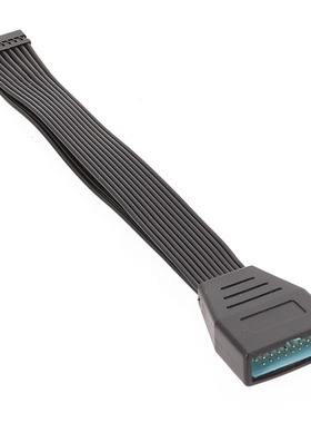 USB3.0解决主板被显卡所挡线 黑色扁线 软排线15cm