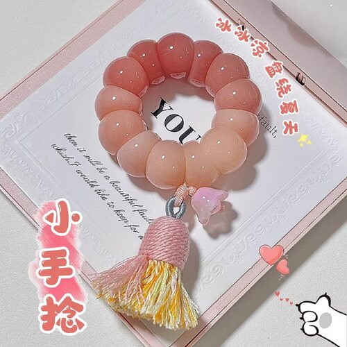 山竹蒜瓣菩提手串闺蜜款小手捻绕指柔文玩解压手把件迷你盘玩好物