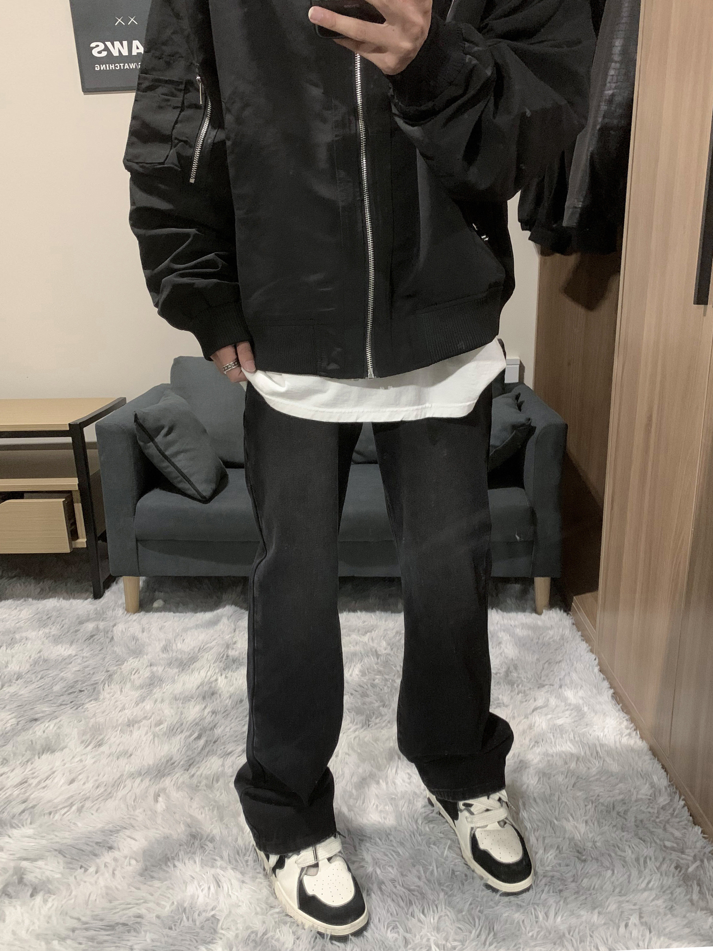 A417ANK356P55秋冬季男士高品质牛仔裤百搭高街个性休闲裤控78,男装牛仔裤,电商A417A