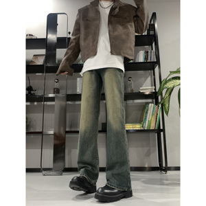 A417A NK356 P55秋冬季男士高品质牛仔裤百搭高街个性休闲裤，男装牛仔裤，电商A417A