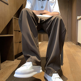 A417ABK189P50夏季男士冰丝休闲裤设计感直筒宽松小西裤，男装西裤，电商A417A