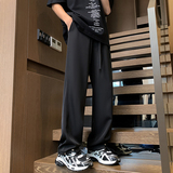 A417ABK189P50夏季男士冰丝休闲裤设计感直筒宽松小西裤，男装西裤，电商A417A