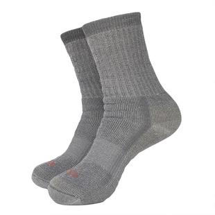 OUT 094户外80%美丽奴羊毛全毛圈加厚麻灰色登山袜男袜女袜甩卖