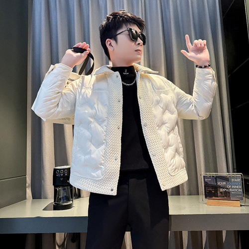 312A-6623-P138控178  冬季男士潮牌棉衣外套韩版潮流夹克棉袄D