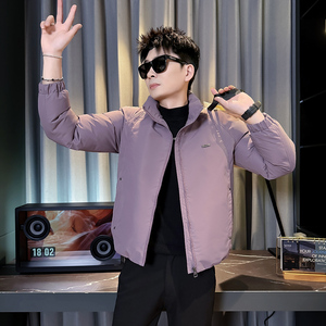 312A-M10-P138控178  冬季男士潮牌棉衣外套韩版潮流夹克棉袄A图片