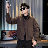 312A-M09-P138控178冬季男士潮牌棉衣外套韩版潮流夹克棉袄W，男装夹克，星座312A