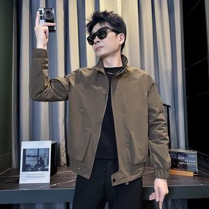 312A-J545-P98 控138 秋季新款社会小伙夹克外套男潮流韩版上衣B图片