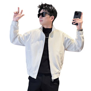 312A-J527-P120 控165 秋季新款社会小伙夹克外套男潮流韩版上衣D图片